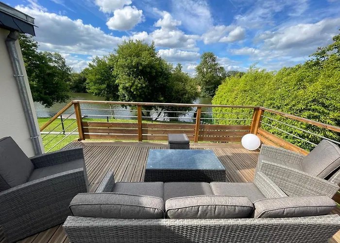 Cosy A Avec Terrasse Et Vue Riviere - Fr-1-410-424 Prázdninový dům